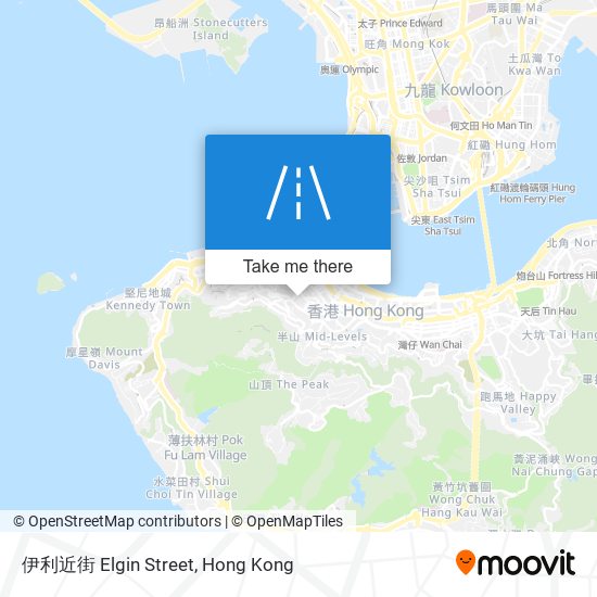 伊利近街 Elgin Street地圖