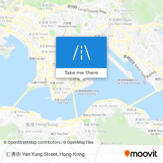 仁勇街 Yan Yung Street map