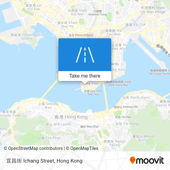 宜昌街 Ichang Street map