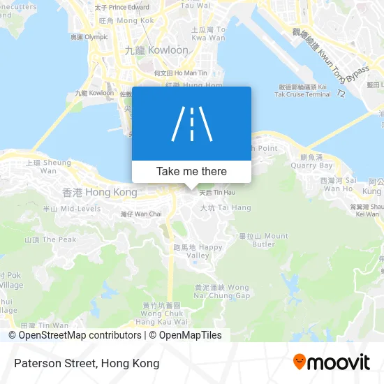 百德新街 Paterson Street map