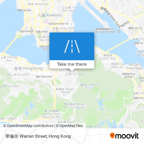 華倫街 Warren Street map