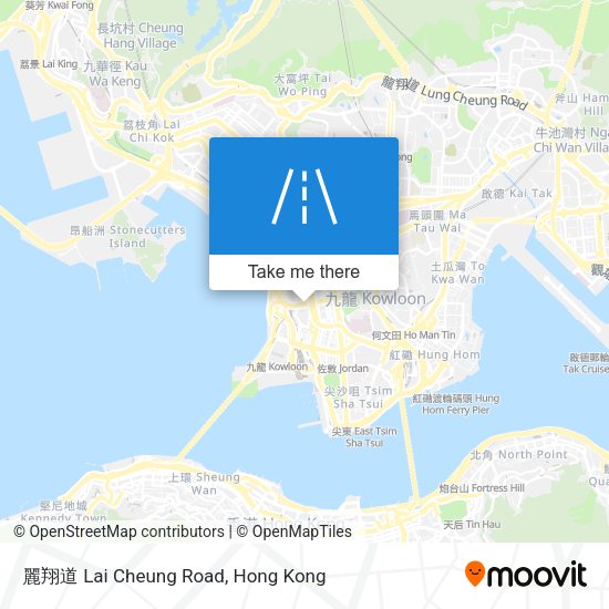 麗翔道 Lai Cheung Road地圖