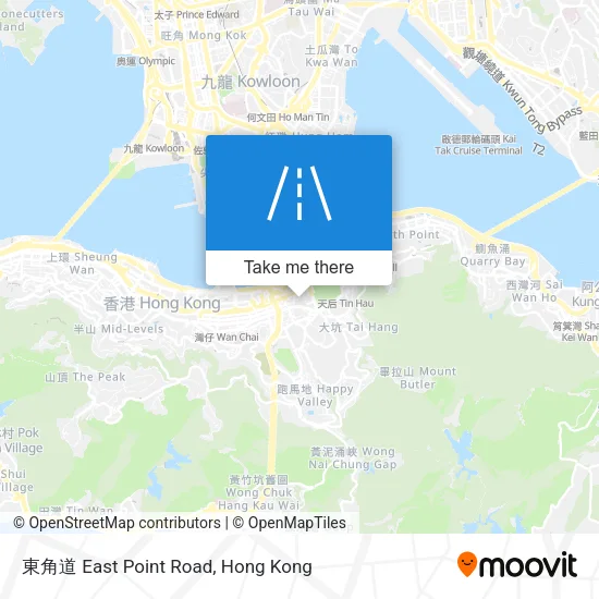東角道 East Point Road map
