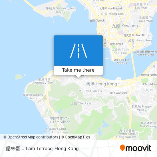 儒林臺 U Lam Terrace map