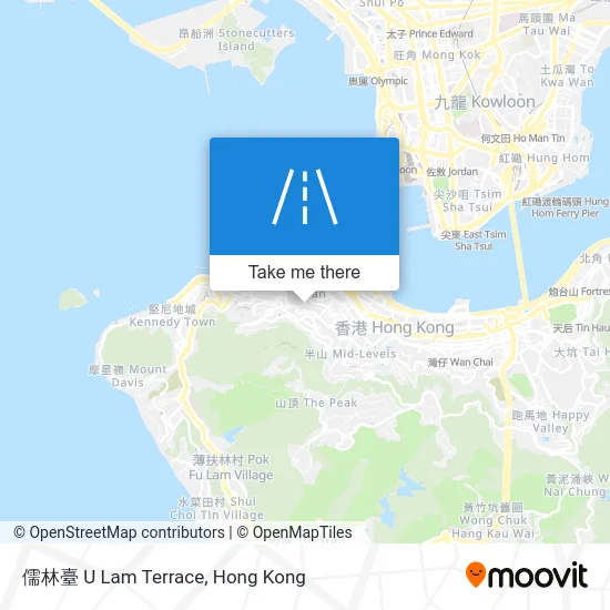 儒林臺 U Lam Terrace map