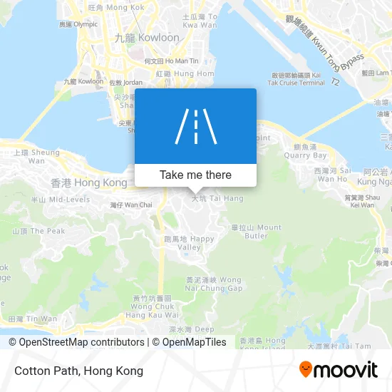 Cotton Path map
