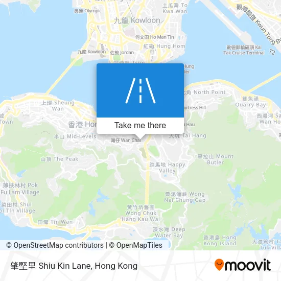 肇堅里 Shiu Kin Lane map