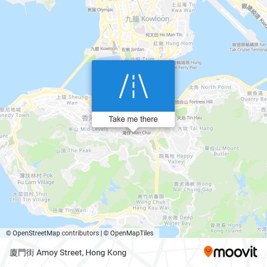 廈門街 Amoy Street map