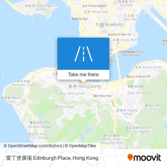 愛丁堡廣場 Edinburgh Place地圖