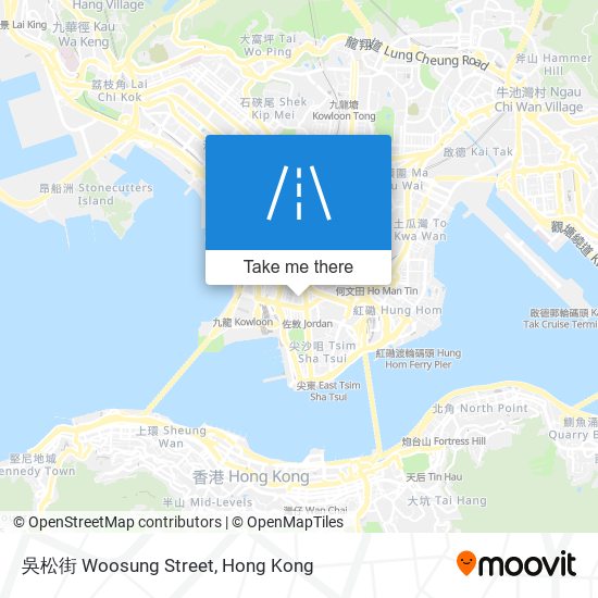 吳松街 Woosung Street map