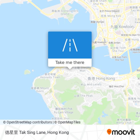 德星里 Tak Sing Lane map