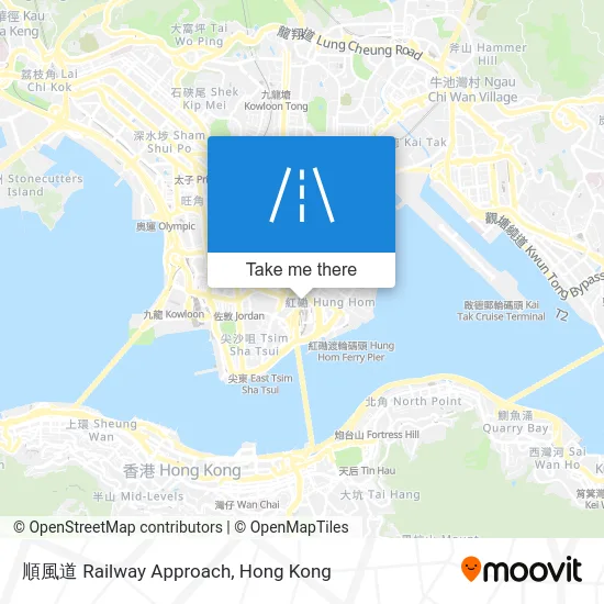 順風道 Railway Approach map