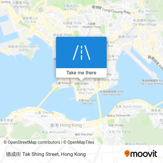 德成街 Tak Shing Street map