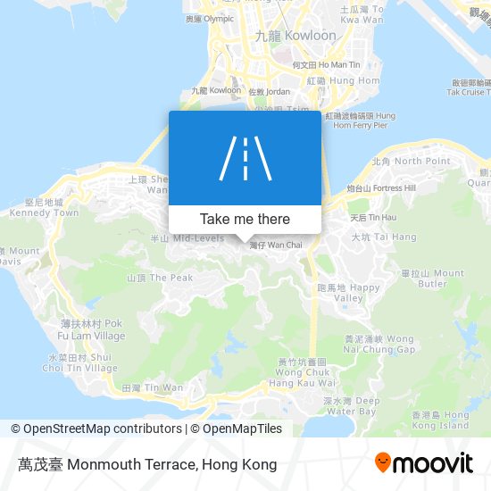 萬茂臺 Monmouth Terrace map