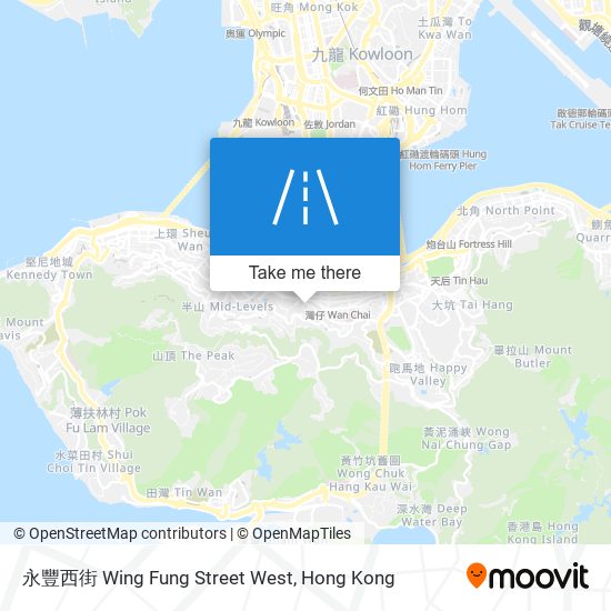 永豐西街 Wing Fung Street West map