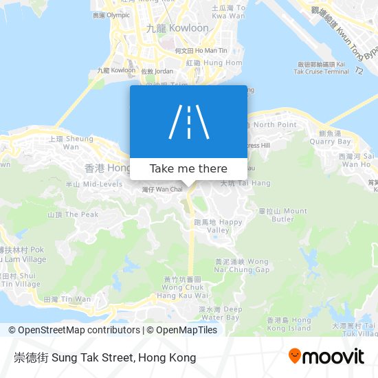 崇德街 Sung Tak Street map