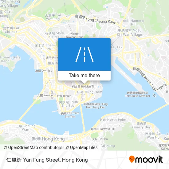 仁風街 Yan Fung Street map