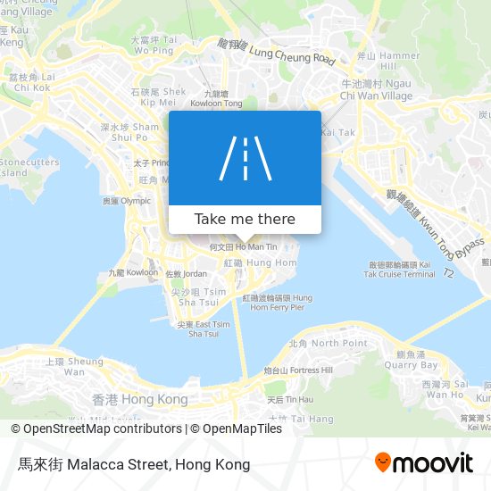 馬來街 Malacca Street map