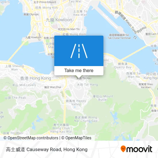 高士威道 Causeway Road map