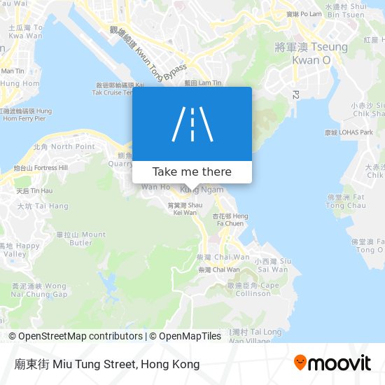 廟東街 Miu Tung Street map