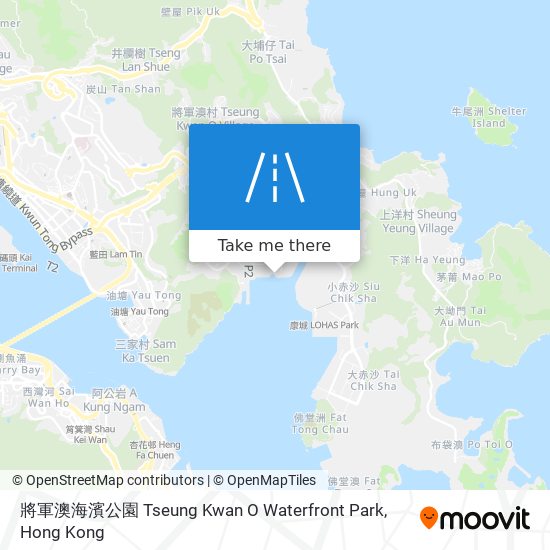 將軍澳海濱公園 Tseung Kwan O Waterfront Park map
