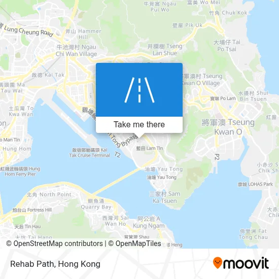復康徑 Rehab Path map