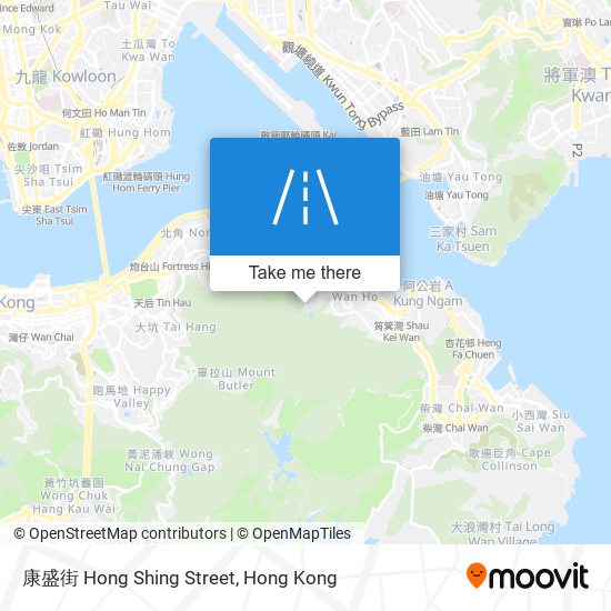 康盛街 Hong Shing Street map