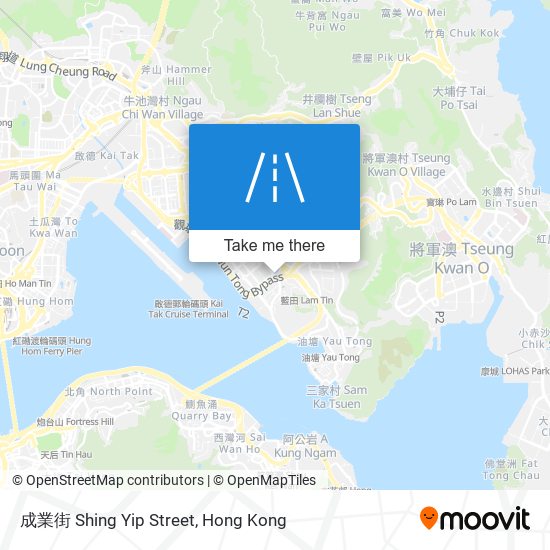成業街 Shing Yip Street map