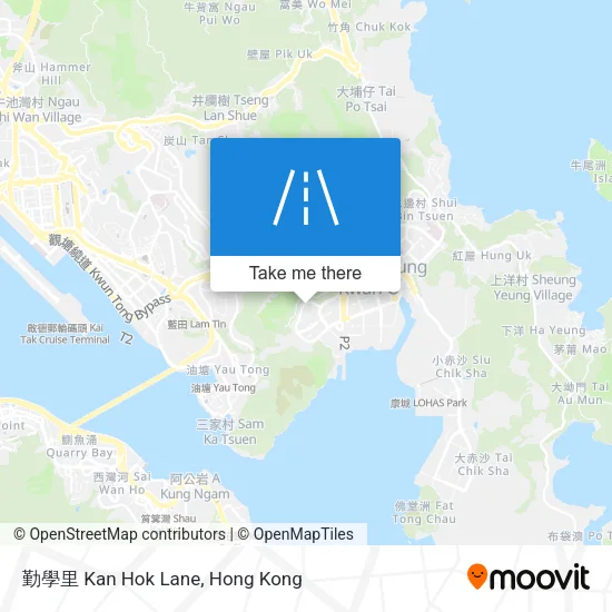 勤學里 Kan Hok Lane map