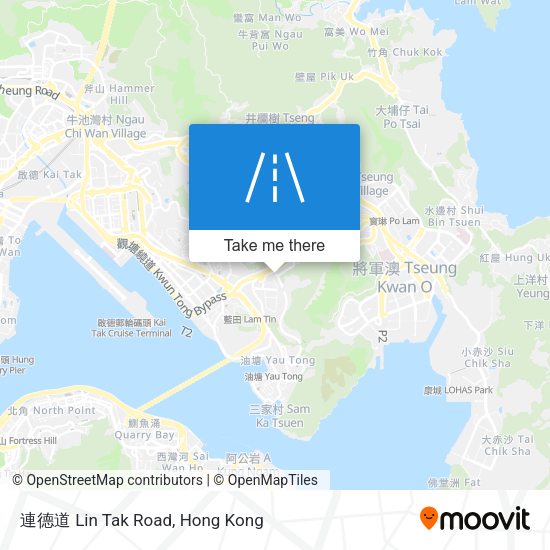 連德道 Lin Tak Road map