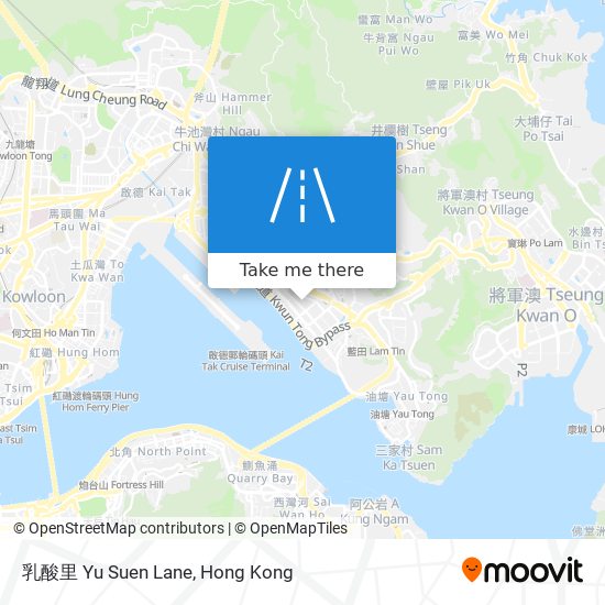 乳酸里 Yu Suen Lane map