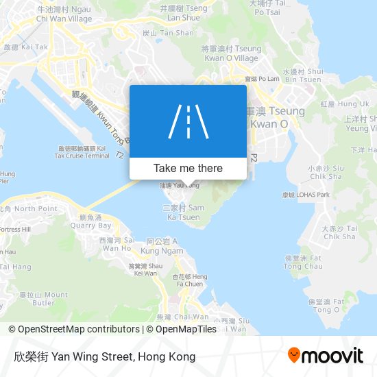 欣榮街 Yan Wing Street map