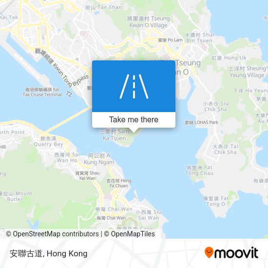 安聯古道 map