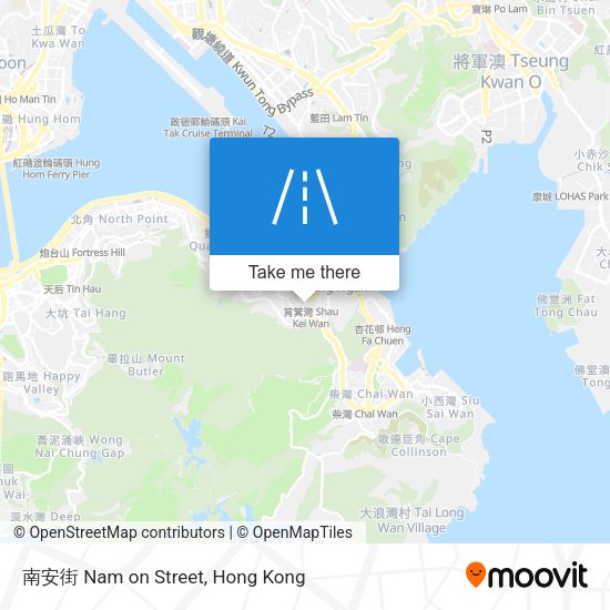 南安街 Nam on Street map