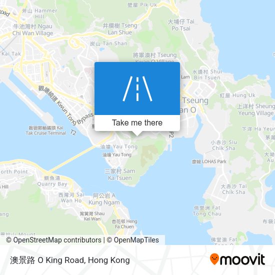 澳景路 O King Road map