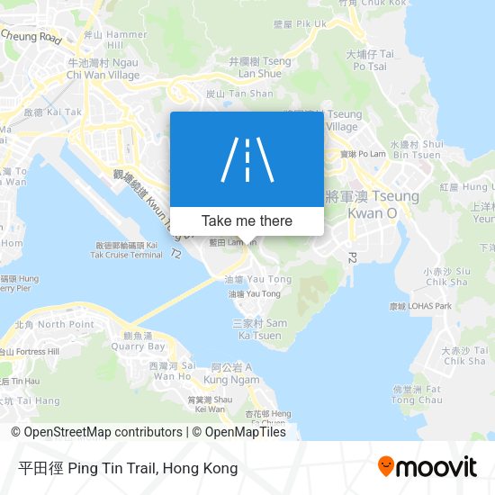 平田徑 Ping Tin Trail地圖