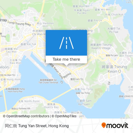 同仁街 Tung Yan Street map