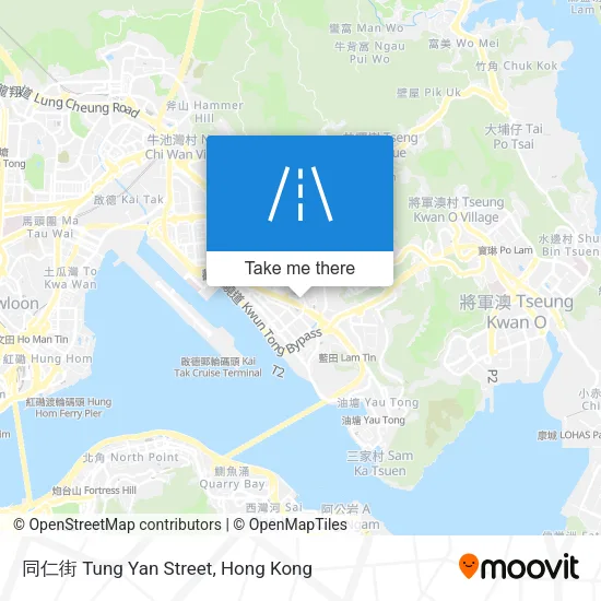 同仁街 Tung Yan Street map