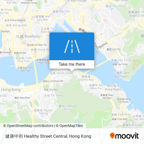 健康中街 Healthy Street Central map