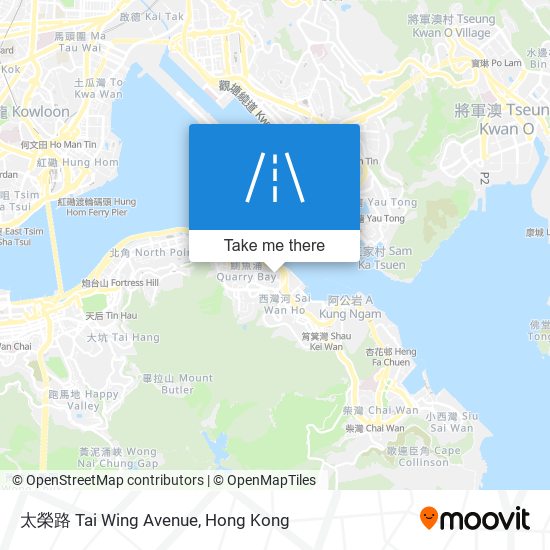 太榮路 Tai Wing Avenue map
