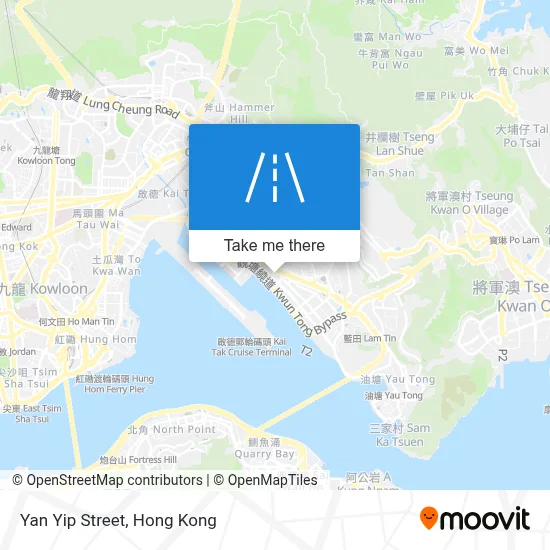 欣業街 Yan Yip Street map