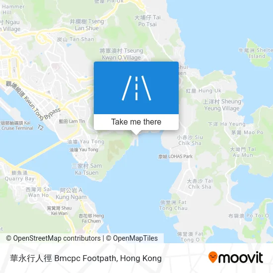 華永行人徑 Bmcpc Footpath map