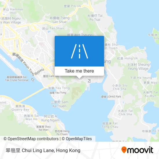 翠嶺里 Chui Ling Lane map