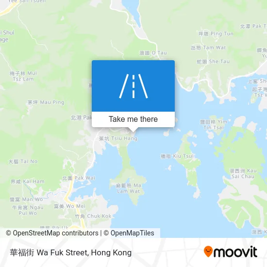 華福街 Wa Fuk Street map