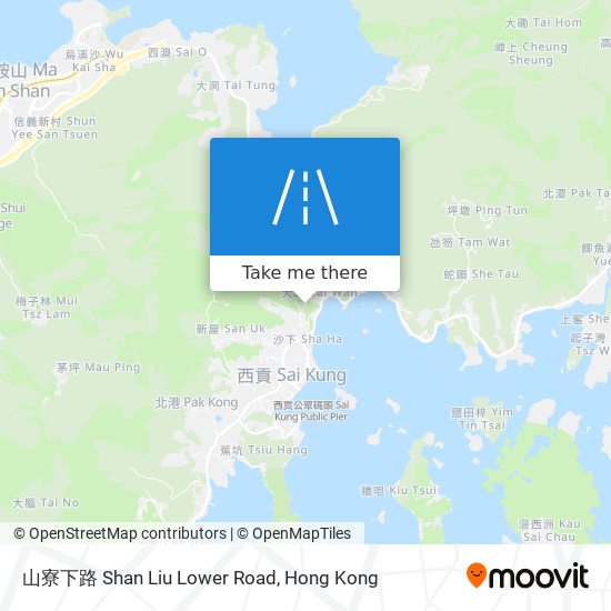 山寮下路 Shan Liu Lower Road map