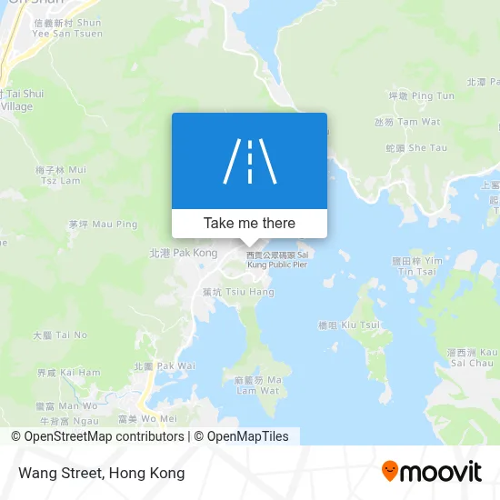 Wang Street map