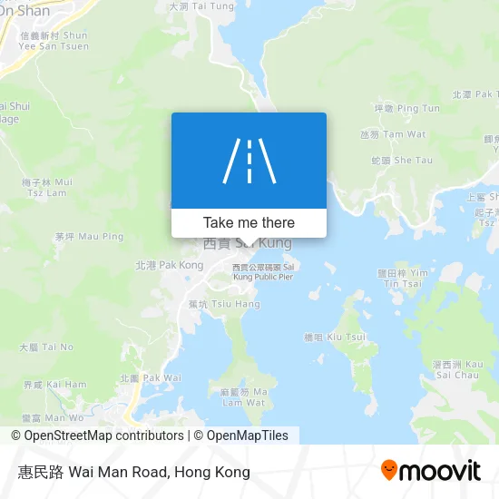 惠民路 Wai Man Road map
