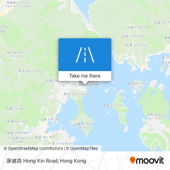 康健路 Hong Kin Road map