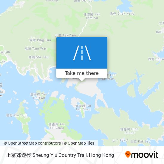 上窰郊遊徑 Sheung Yiu Country Trail地圖