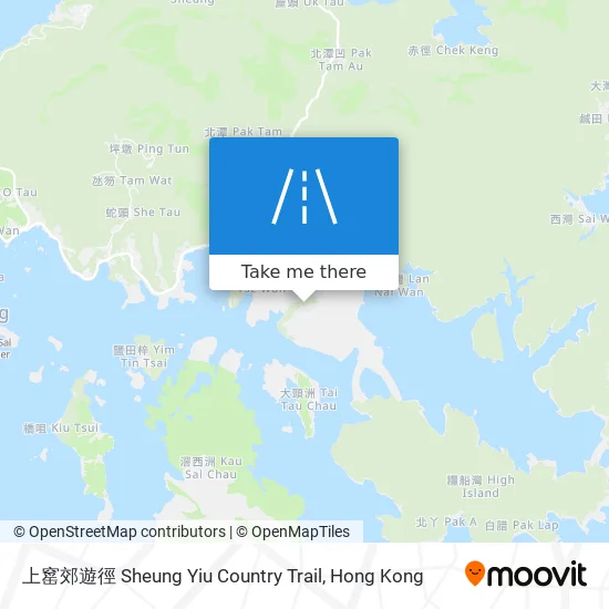 上窰郊遊徑 Sheung Yiu Country Trail map